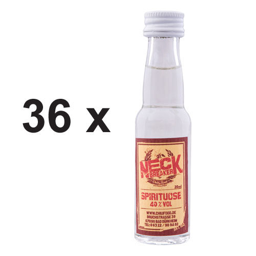 Order 36x Mini Neckbreaker Chili Schnapps - chili-shop24.com